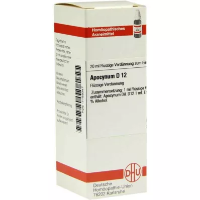 DHU Apocynum D 12 Lahjendus, 20 ml