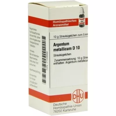 ARGENTUM METALLICUM D 10 kapslit, 10 g