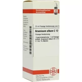 ARSENICUM ALBUM C 12 Lahjendus, 20 ml