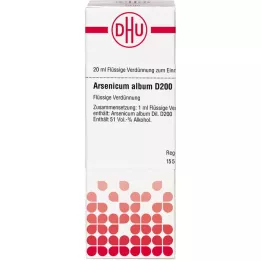 ARSENICUM ALBUM D 200 lahjendus, 20 ml