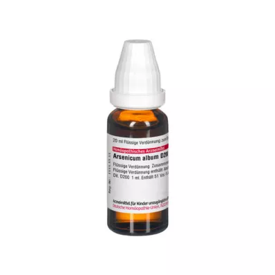 ARSENICUM ALBUM D 200 lahjendus, 20 ml