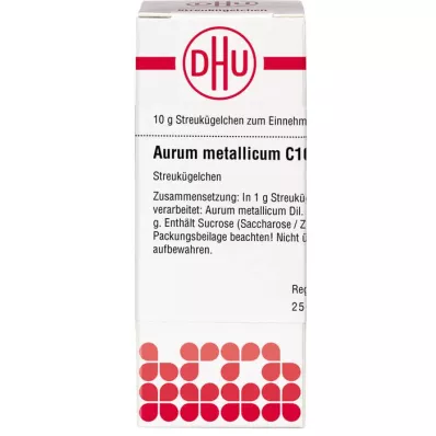 AURUM METALLICUM C 10 graanulid, 10 g