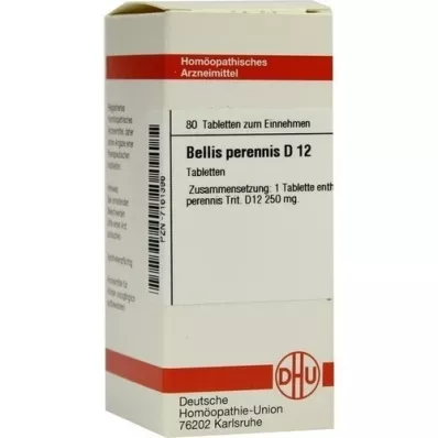 BELLIS PERENNIS D 12 tabletti, 80 tk