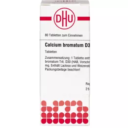 CALCIUM BROMATUM D 30 tabletti, 80 tk