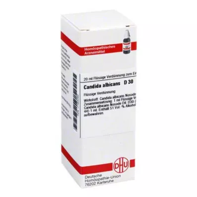 DHU Candida albicans D 30 Lahjendus, 20 ml