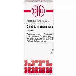 CANDIDA ALBICANS D 30 tabletti, 80 tk