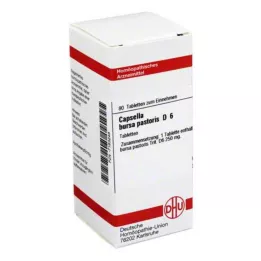 CAPSELLA BURSA pastoris D 6 tabletti, 80 tk