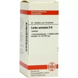 CARBO ANIMALIS D 8 tabletti, 80 tk