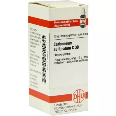 DHU Carboneum sulfuratum C 30 gloobulid, 10 g