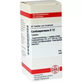 CARDIOSPERMUM D 12 tabletti, 80 tk