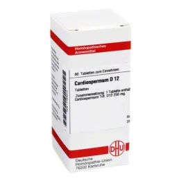 CARDIOSPERMUM D 12 tabletti, 80 tk