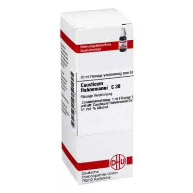 CAUSTICUM HAHNEMANNI C 30 lahjendus, 20 ml