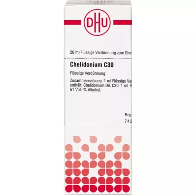 CHELIDONIUM C 30 lahjendus, 20 ml