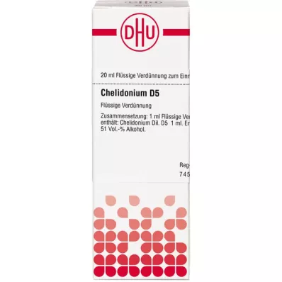 CHELIDONIUM D 5 lahjendus, 20 ml