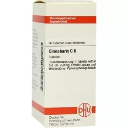 CINNABARIS C 6 tabletti, 80 tk