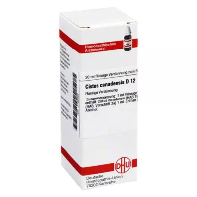 CISTUS CANADENSIS D 12 Lahjendus, 20 ml