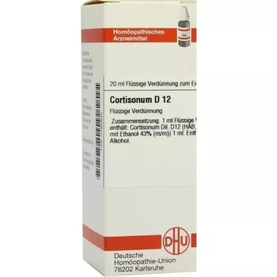 CORTISONUM D 12 Lahjendus, 20 ml