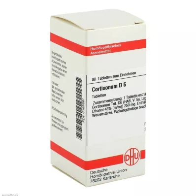DHU Cortisonum D 6 tabletid, 80 tk