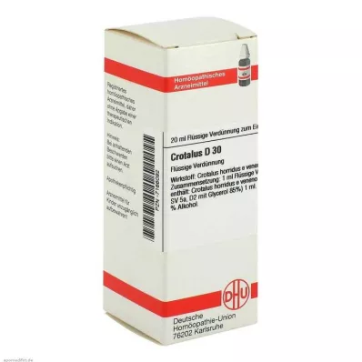 DHU Crotalus D 30 Lahjendus, 20 ml