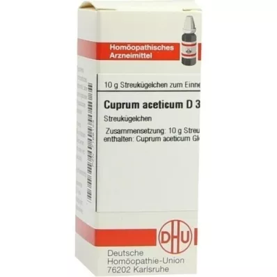 CUPRUM ACETICUM D 3 kapslit, 10 g