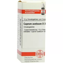 CUPRUM ACETICUM D 3 kapslit, 10 g