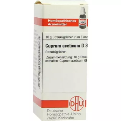CUPRUM ACETICUM D 3 kapslit, 10 g CUPRUM ACETICUM D 3 kapslit, 10 g