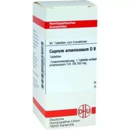 CUPRUM ARSENICOSUM D 8 tabletti, 80 tk