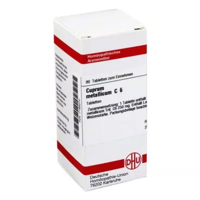 DHU Cuprum metallicum C 6 tabletid, 80 tk