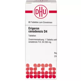 ERIGERON CANADENSIS D 4 tabletti, 80 tk