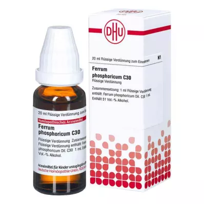 Ferrum Phosphoricum C30 lahjendus (20 ml)