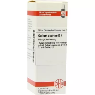GALIUM APARINE D 4 lahjendus, 20 ml