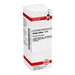 GINKGO BILOBA D 12 Lahjendus, 20 ml