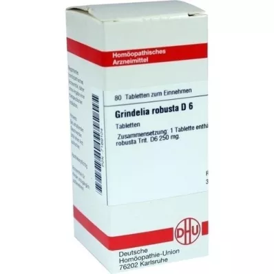 GRINDELIA ROBUSTA D 6 tabletti, 80 tk