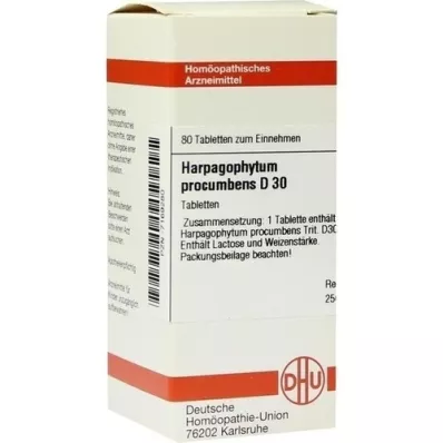 HARPAGOPHYTUM PROCUMBENS D 30 tabletti, 80 tk