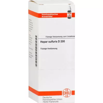 DHU Hepar sulfuris D 200 Lahjendus, 20 ml