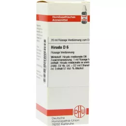HIRUDO D 6 Lahjendus, 20 ml