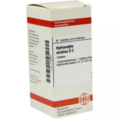 Hydrocotyle Asiatica D3 tabletid (80 tk)