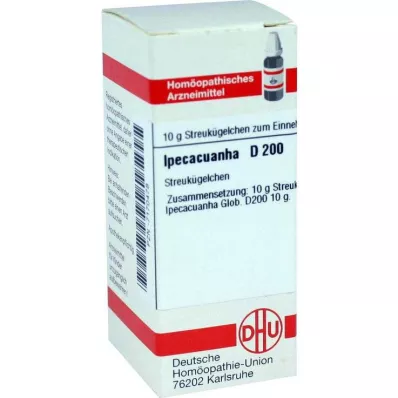 DHU Ipecacuanha D 200 gloobulid, 10 g
