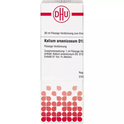 KALIUM ARSENICOSUM D 12 Lahjendus, 20 ml