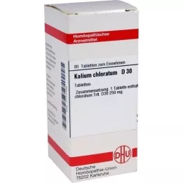 KALIUM CHLORATUM D 30 tabletti, 80 tk