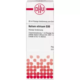 KALIUM NITRICUM D 30 Lahjendus, 20 ml