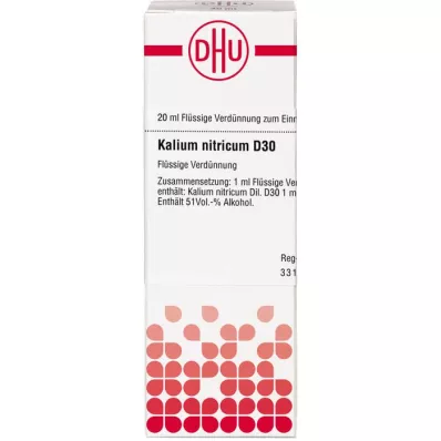 KALIUM NITRICUM D 30 Lahjendus, 20 ml