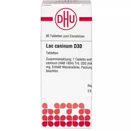 LAC CANINUM D 30 tabletti, 80 tk