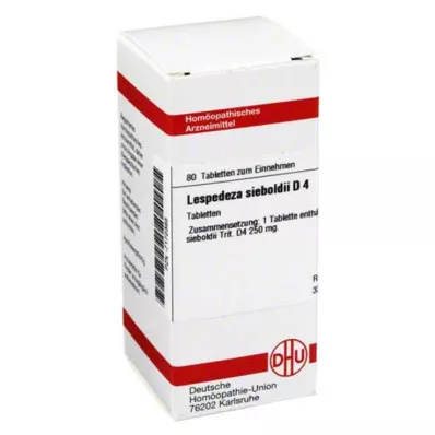 LESPEDEZA SIEBOLDII D 4 tabletti, 80 tk