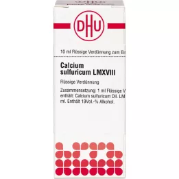 CALCIUM SULFURICUM LM XVIII Lahjendus, 10 ml