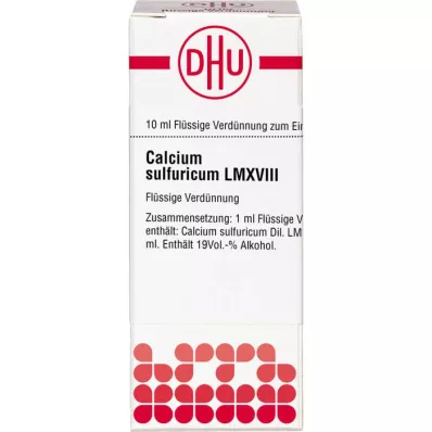 CALCIUM SULFURICUM LM XVIII Lahjendus, 10 ml