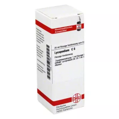 DHU Lycopodium C 6 lahjendus, 20 ml DHU Lycopodium C 6 lahjendus, 20 ml