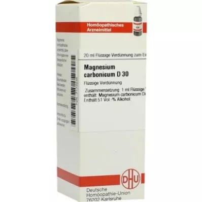 Magnesium Carbonicum D30 lahjendus (20 ml)