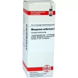 MANGANUM SULFURICUM D 6 Lahjendus, 20 ml