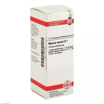 DHU Marum verum D 1 lahjendus, 20 ml DHU Marum verum D 1 lahjendus, 20 ml